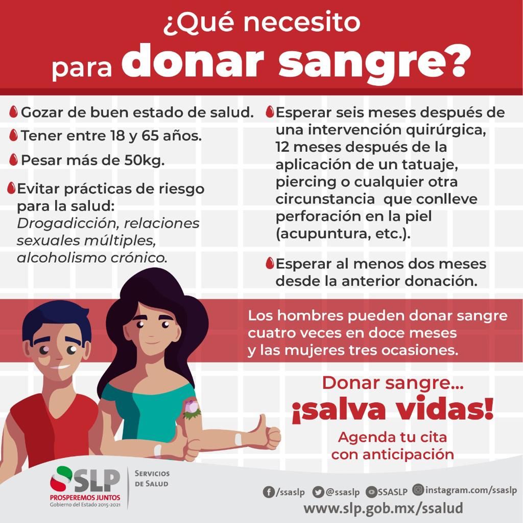 Convoca Ss A Convertirse En Donadores Voluntarios De Sangre